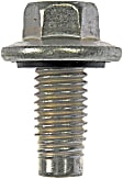 2012 Ford Flex - AutoGrade Series Oil Drain Plug - Silver, Steel, Direct Fit, Sold Individually