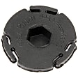 090-214CD AutoGrade Series Oil Drain Plug - Black, Nylon, Locking, Direct Fit, Sold Individually