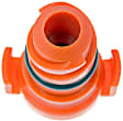 097-826CD AutoGrade Series Oil Drain Plug - Orange And Black, Plastic and Rubber, Direct Fit, Sold Individually