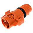097-826HP AutoGrade Series Oil Drain Plug - Orange And Black, Nylon, Direct Fit, Sold Individually