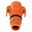 097-826HP AutoGrade Series Oil Drain Plug - Orange And Black, Nylon, Direct Fit, Sold Individually