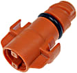 097-826HPCD AutoGrade Series Oil Drain Plug - Orange, Nylon, Direct Fit, Sold Individually