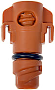 097-826HPCD AutoGrade Series Oil Drain Plug - Orange, Nylon, Direct Fit, Sold Individually