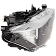 2016-2018 BMW 320i - Passenger Side Headlight, with Bulb, Halogen, Clear Lens, CAPA Certified