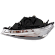 Driver Side Headlight, with Bulb, Halogen, Clear Lens, CAPA Certified