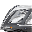 2013-2015 Mercedes Benz GLK350 - Driver Side Headlight, with Bulb, Halogen, Clear Lens