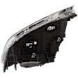 Passenger Side Headlight, with Bulb, LED, Clear Lens