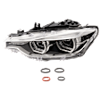 Driver Side Headlight, with Bulb, LED, Clear Lens
