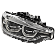 Passenger Side Headlight, with Bulb, LED, Clear Lens
