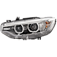Driver Side Headlight, without Bulb, HID/Xenon, Clear Lens, Base Model