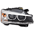 Passenger Side HID/Xenon Headlight, Without bulb(s), OE Replacement
