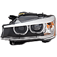 Driver Side HID/Xenon Headlight, Without bulb(s), OE Replacement