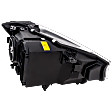 Driver Side HID/Xenon Headlight, Without bulb(s), OE Replacement