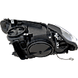 Passenger Side Headlight, without Bulb, HID/Xenon, Clear Lens