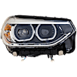Passenger Side Headlight, with Bulb, LED, Clear Lens