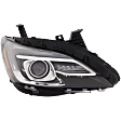 Passenger Side Headlight, with Bulb, HID/Xenon, with HID bulb and ballast