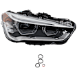 Passenger Side LED Headlight, With bulb(s), OE Replacement