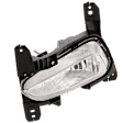 Front, Driver Side Halogen Fog Light, With bulb(s), CAPA Certified