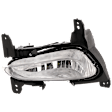 Front, Driver Side Halogen Fog Light, With bulb(s), CAPA Certified