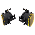 Front, Driver and Passenger Side Fog Light, With Bulb, Halogen