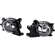 Front, Driver and Passenger Side Fog Light, With Bulb, Halogen