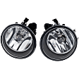 Front, Driver and Passenger Side Halogen Fog Light, With bulb(s)