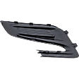 Front, Passenger Side Fog Light Cover, Textured Black, 4 Cyl., 1.4L Engine