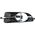 Driver Side Fog Light Trim, Chrome