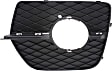Front, Driver Side Fog Light Trim, Textured Black, xDrive35i Model