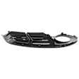 Front, Driver Side Fog Light Trim, Textured Black, Side Bumper Grille, Base Model, For Models With Luxury and Modern Line, Without M Package