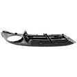 Front, Driver Side Fog Light Trim, Textured Black, Side Bumper Grille, Base Model, For Models With Luxury and Modern Line, Without M Package