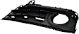 Front, Driver Side Fog Light Trim, Textured Black, Base Model, Wagon, For Sport Line Models Without M Sport Package