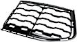Front, Passenger Side Fog Light Cover, Black, Base Model