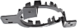 Front, Driver Side Fog Light Bracket, Textured Black