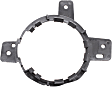 Front, Driver Side Fog Light Bracket, Textured Black
