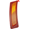 Front, Driver Side Bumper Reflector, CAPA Certified