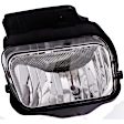 1571020 Front, Driver Side Halogen Fog Light, With bulb(s)