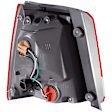 1571425 Passenger Side Halogen Tail Light, With bulb(s), Clear Lens