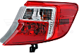 1571436 Passenger Side Halogen Tail Light, With bulb(s), Red Lens