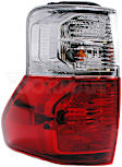 1571440 Passenger Side Halogen Tail Light, With bulb(s), Red Lens
