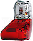 1571440 Passenger Side Halogen Tail Light, With bulb(s), Red Lens