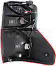 1571440 Passenger Side Halogen Tail Light, With bulb(s), Red Lens