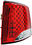 1571445 Driver Side Halogen Tail Light, With bulb(s), Clear Lens