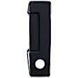 15724 Driver Side Black Exterior Door Handle, With Key Hole, Help Series