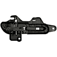 15757 Front Or Rear, Driver Side Black with chrome insert Exterior Door Handle, Without Key Hole, Help Series