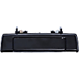 15791 Front, Driver Side Black Exterior Door Handle, With Door Lock Hole, Help Series