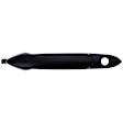 15809 Front, Driver Side Matte Black Exterior Door Handle, With Key Hole, Help Series