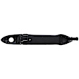 15809 Front, Driver Side Matte Black Exterior Door Handle, With Key Hole, Help Series