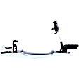 15852 Front, Passenger Side Chrome Exterior Door Handle, Without Door Lock Hole, Help Series