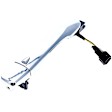 15852 Front, Passenger Side Chrome Exterior Door Handle, Without Door Lock Hole, Help Series